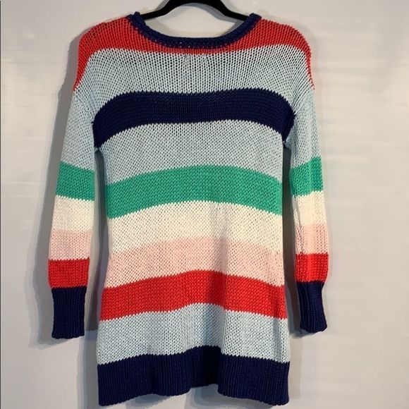 HiHo Relaxed Crew Sweater in Summer Stripe - Picture 3 of 3